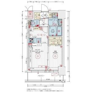 エステムコート大阪オリエンスの間取り図