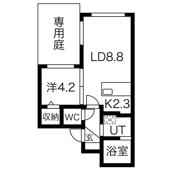 ヴィラアーバーナ桑園 画像5