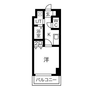 U-ro松屋町の間取り図