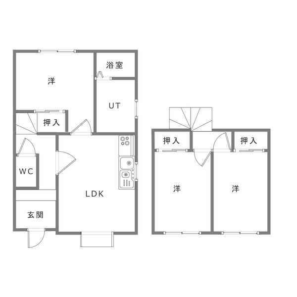 西岡3条6丁目 テラスハウス 画像13