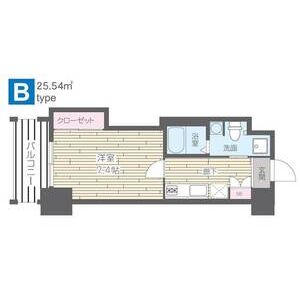 HF四条河原町レジデンスの間取り図