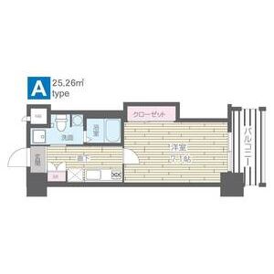 HF四条河原町レジデンスの間取り図