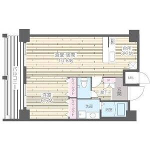 HF四条河原町レジデンスの間取り図