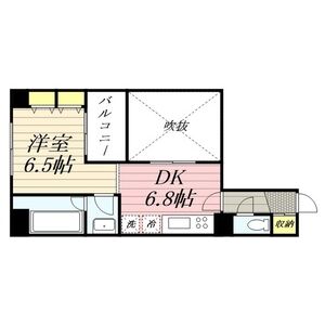 ZEUS桜川プレミアムの間取り図