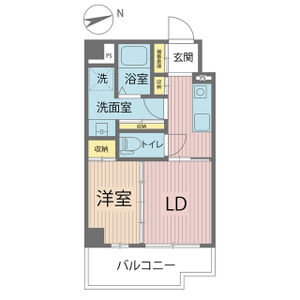 SHARIO GARDEN 新梅田の間取り図
