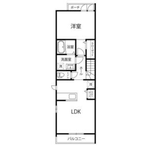 リバーサイド大今里の間取り図