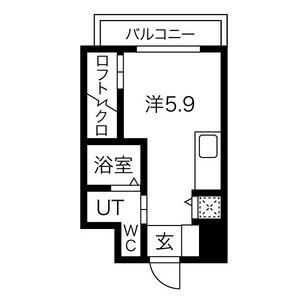 コーラルポワント難波WESTの間取り図