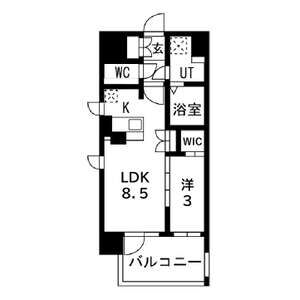 アーバンパーク御幣島の間取り図