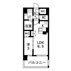 アーバンパーク御幣島の間取り図