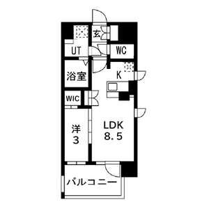 アーバンパーク御幣島の間取り図