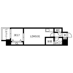 アートレジデンス梅田北Iの間取り図