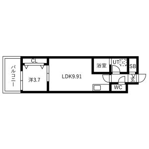 アートレジデンス梅田北Iの間取り図