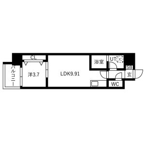 アートレジデンス梅田北Iの間取り図