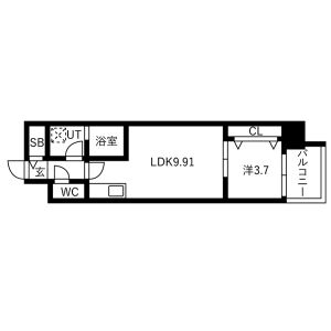 アートレジデンス梅田北Iの間取り図