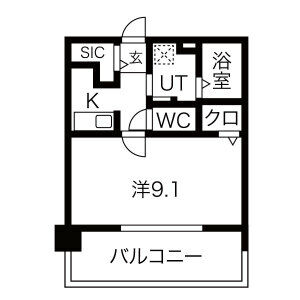OTOWA神戸元町の間取り図