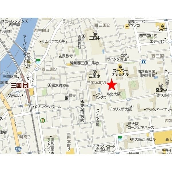 パルム新三国の外観2枚目