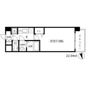 メインステージ大阪福島の間取り図