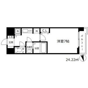 ラヴ神戸三宮の間取り図