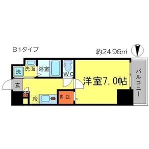 アドバンス大阪城アンジュの間取り図