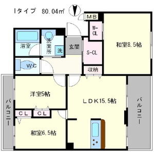 BLANC FORETの間取り図