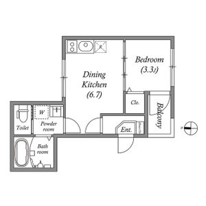 Regalia 京橋の間取り図