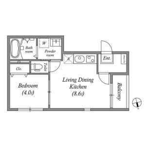 カーサ アリビオの間取り図