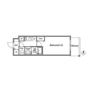 ブロード塚本駅前レジデンスの間取り図