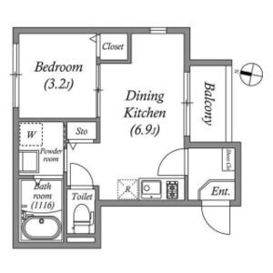 アルタイ石橋阪大前の間取り図