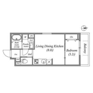 S-MOVE都島EASTの間取り図