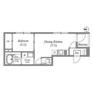 アミティア円町の間取り図