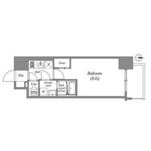 アドバンス大阪シックの間取り図