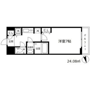 ラヴ神戸三宮の間取り図