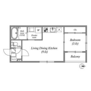 ハーモニーテラス東野舞台町IIIの間取り図