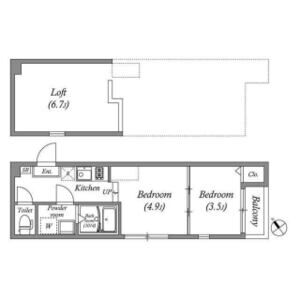 ハーモニーテラス淀新町IIの間取り図