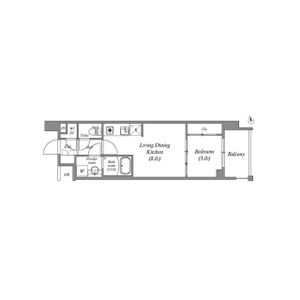 ArtizA瓦屋町Iの間取り図