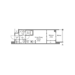 ArtizA瓦屋町Iの間取り図
