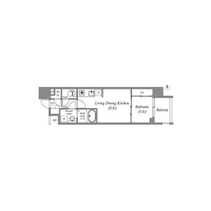 ArtizA瓦屋町Iの間取り図
