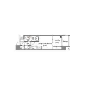 ArtizA瓦屋町Iの間取り図