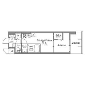 Dimora難波の間取り図