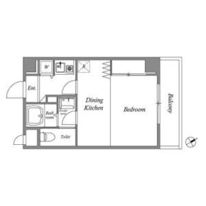 The Peak Namba Minami Eliteの間取り図