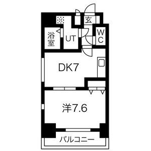Blue Bee桜川駅前の間取り図