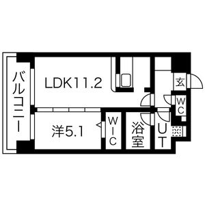 アグレアーブルの間取り図