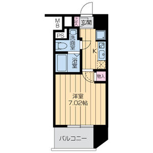 ドゥーエ江坂IIIの間取り図