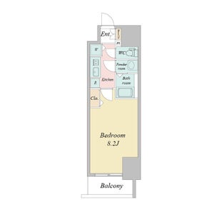 プライムアーバン御堂筋本町の間取り図
