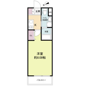 Live Casa千林大宮の間取り図