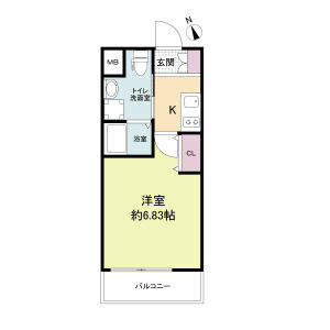 Live Casa千林大宮の間取り図