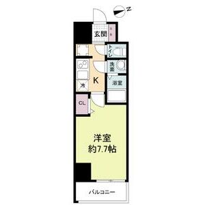 スペーシア日本橋東の間取り図