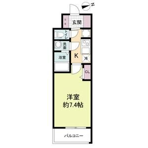 スペーシア日本橋東の間取り図