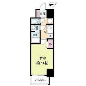 スペーシア日本橋東の間取り図