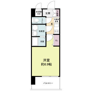 Live Casa城東中央の間取り図